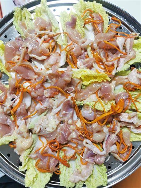 桑拿鸡美食图片
